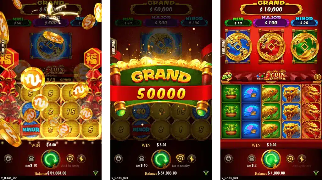 3 Coins 96Indownload Bonus